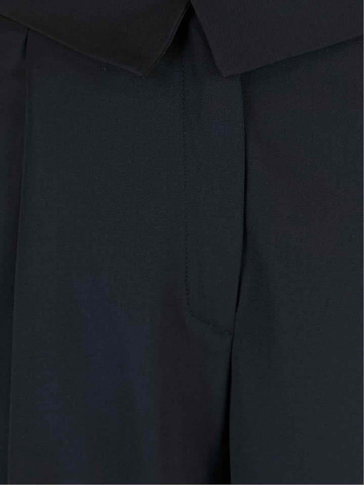 Proenza Schouler Size 6 Fold Over Wool Pants