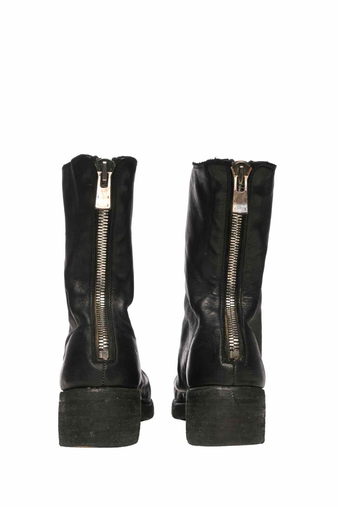 GUIDI Size 37 Back Zip Boots