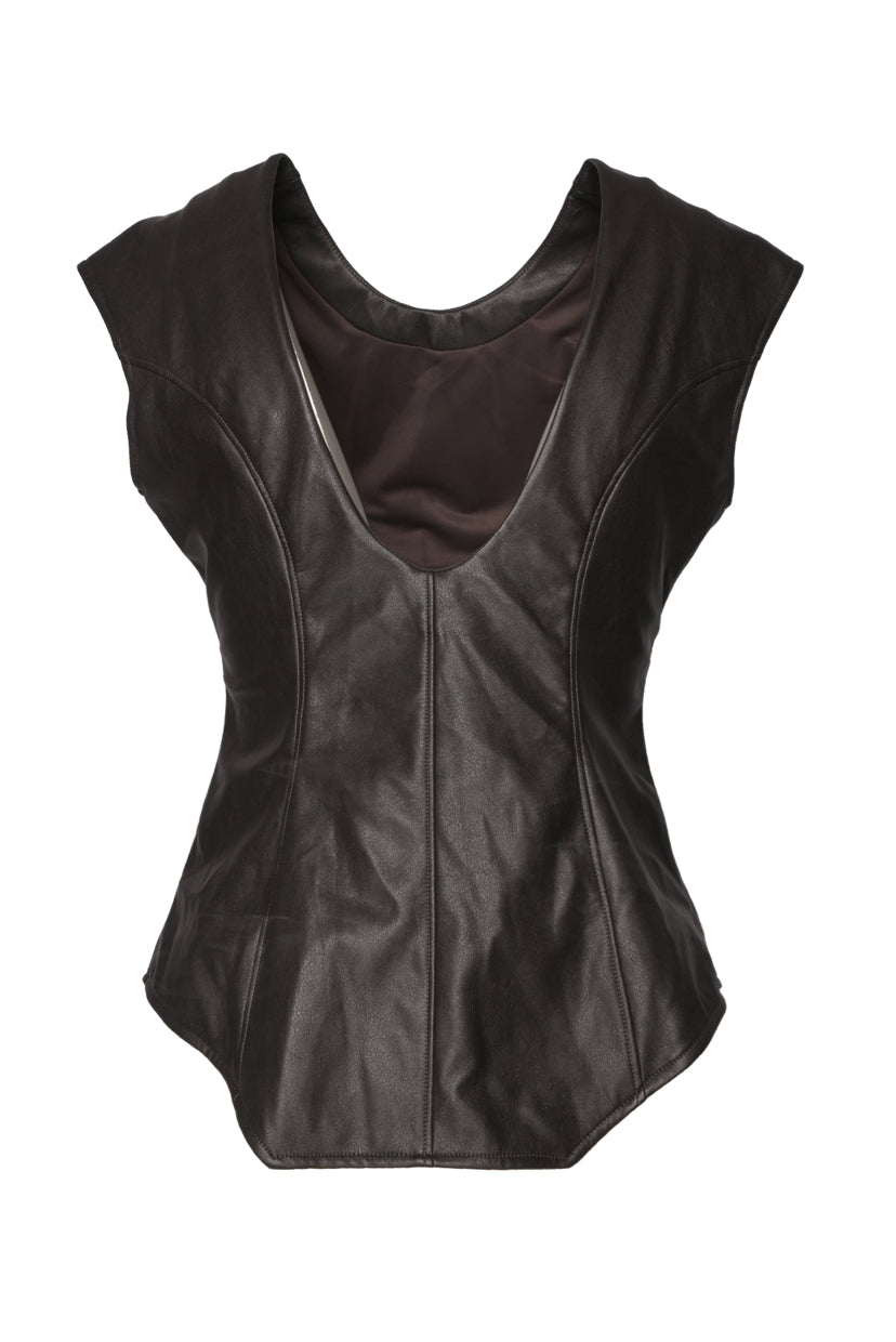 Issey Miyake Size 2 Low Back Sleeveless Tops