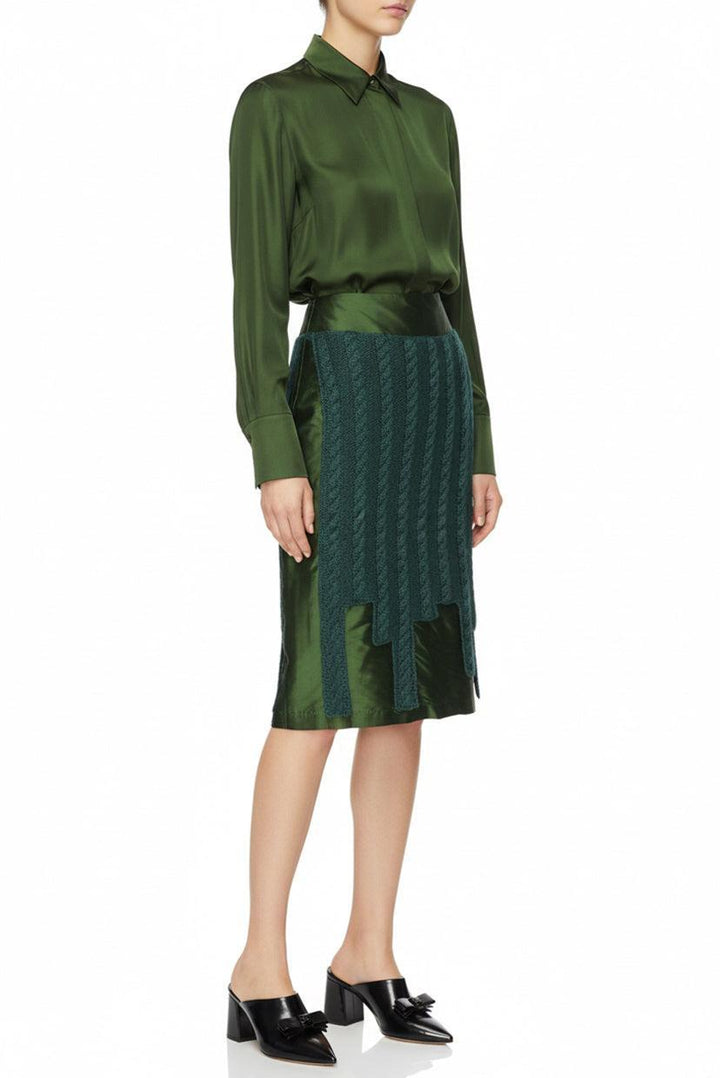 Risto Size XS Cable Stitched Skirt