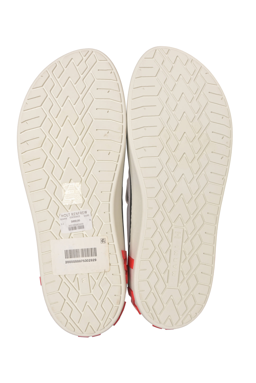 Marni Size 42 Men's Logo Canvas Slip On Sneaker