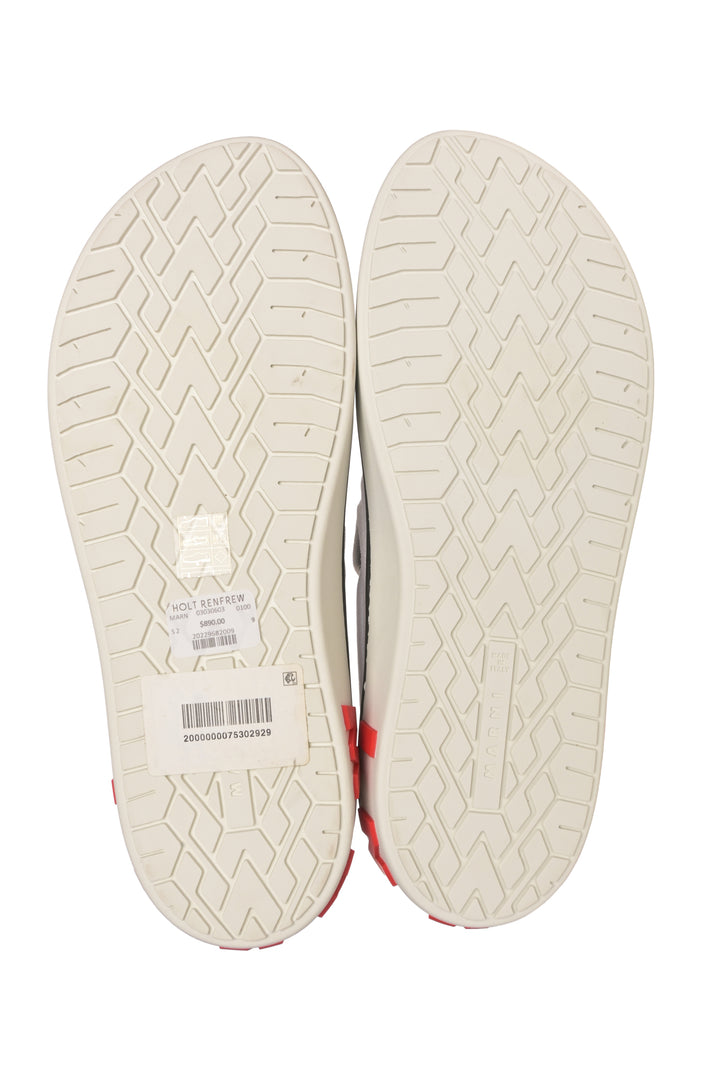 Marni Size 42 Men's Logo Canvas Slip On Sneaker