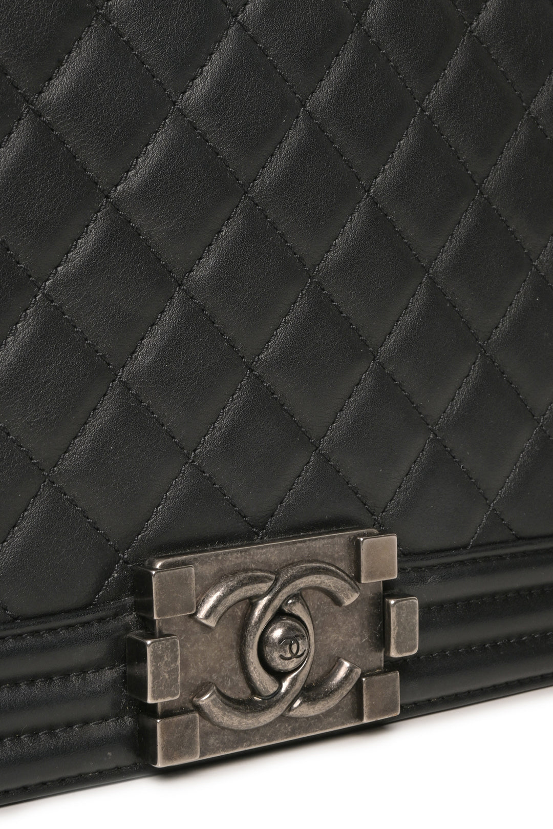 Chanel Quilted Lambskin Medium Boy Bag