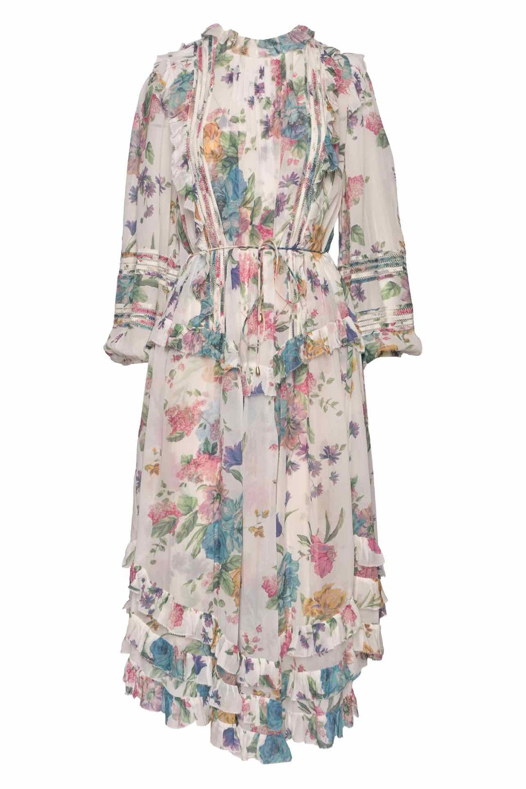 Zimmermann Size 3 Ninety-Six Linear Midi Dress