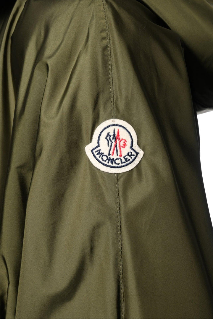 Moncler Size 2 Turquoise Giubotto Ruffle Coat
