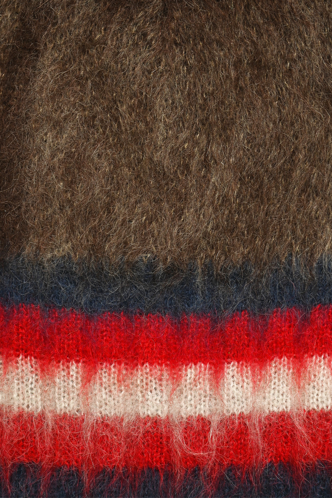 Balmain Size OS Monogram Brushed Mohair Beanie