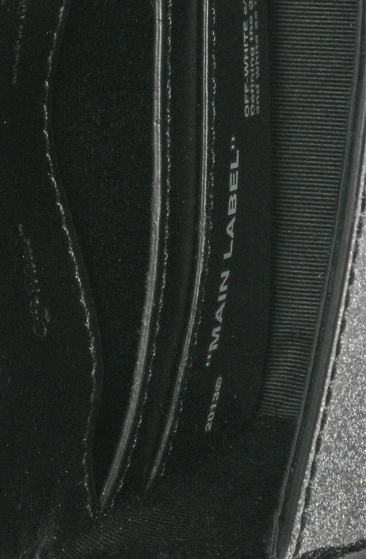 Off White Glitter Baby Flap Bag