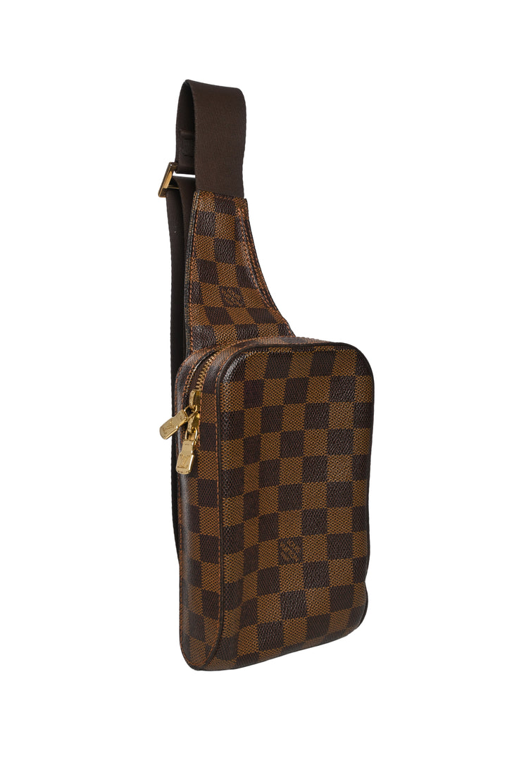 Louis Vuitton 2005 Damier Ebene Geronimos Crossbody