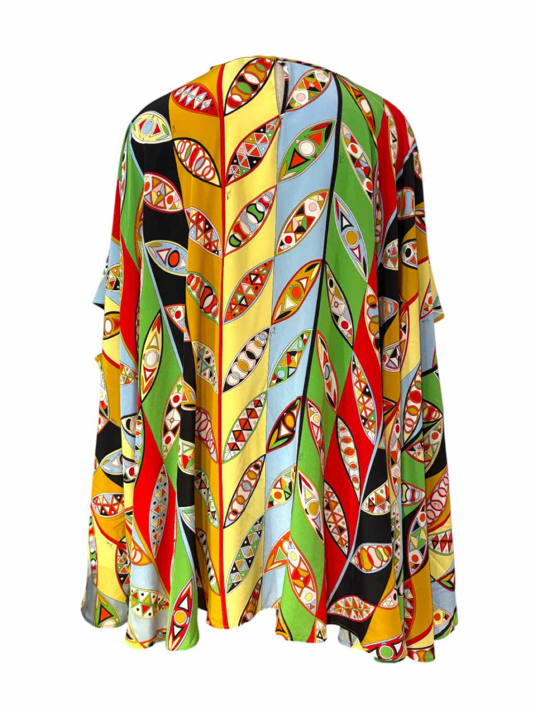 Emilio Pucci Size M Printed Silk Oversized Tops