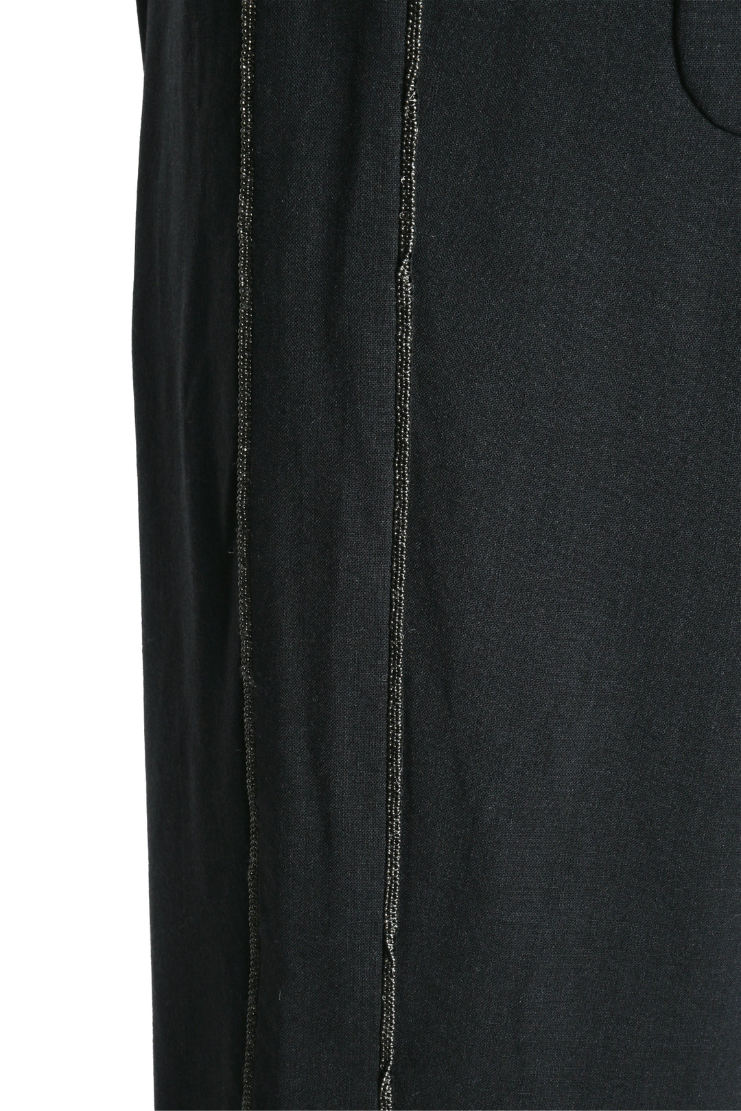 Brunello Cucinelli Size 10 Monili Trim Wool Pants
