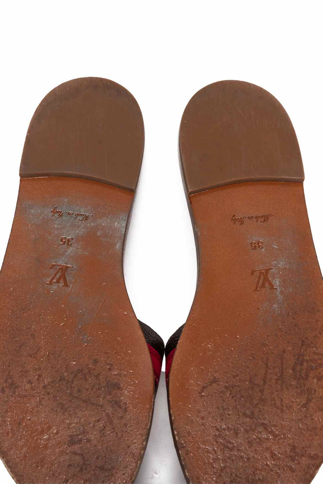 Louis Vuitton Size 35 2018 Patent Monogram Lock It Flat Mule