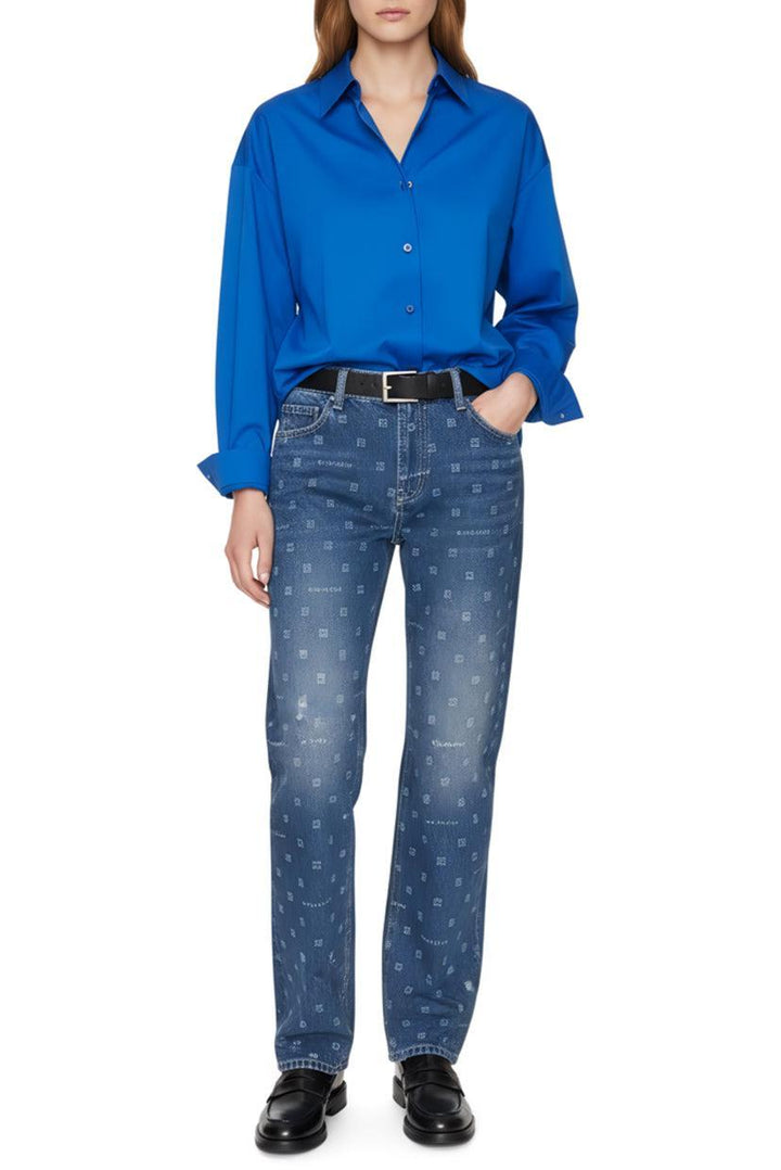 Givenchy Size L 4G Logo Stamp Jeans