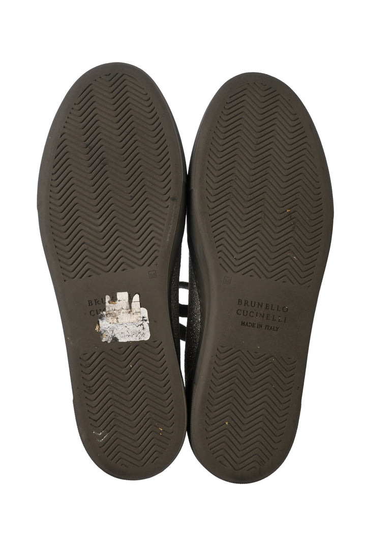 Brunello Cucinelli Size 41 Monili Glitter Sneaker