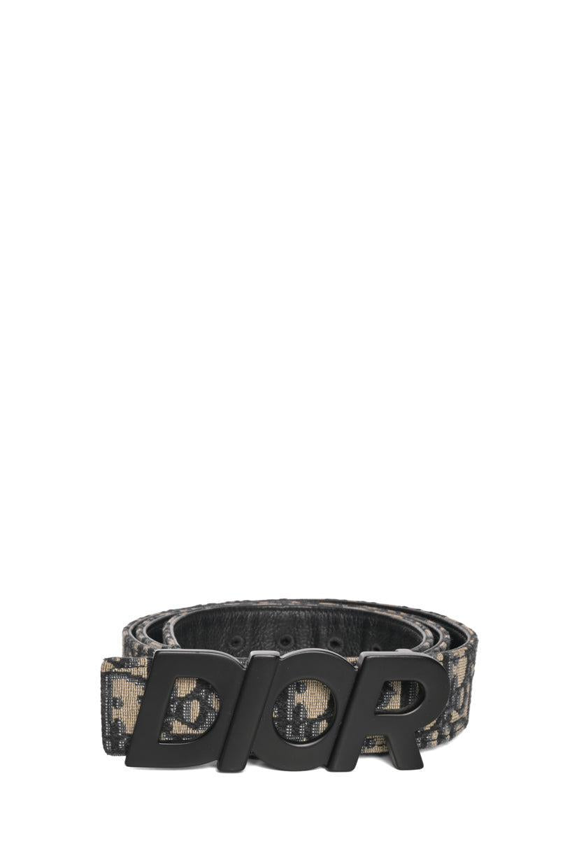 Dior Size XL Oblique & Leather Reversible Men's Belt