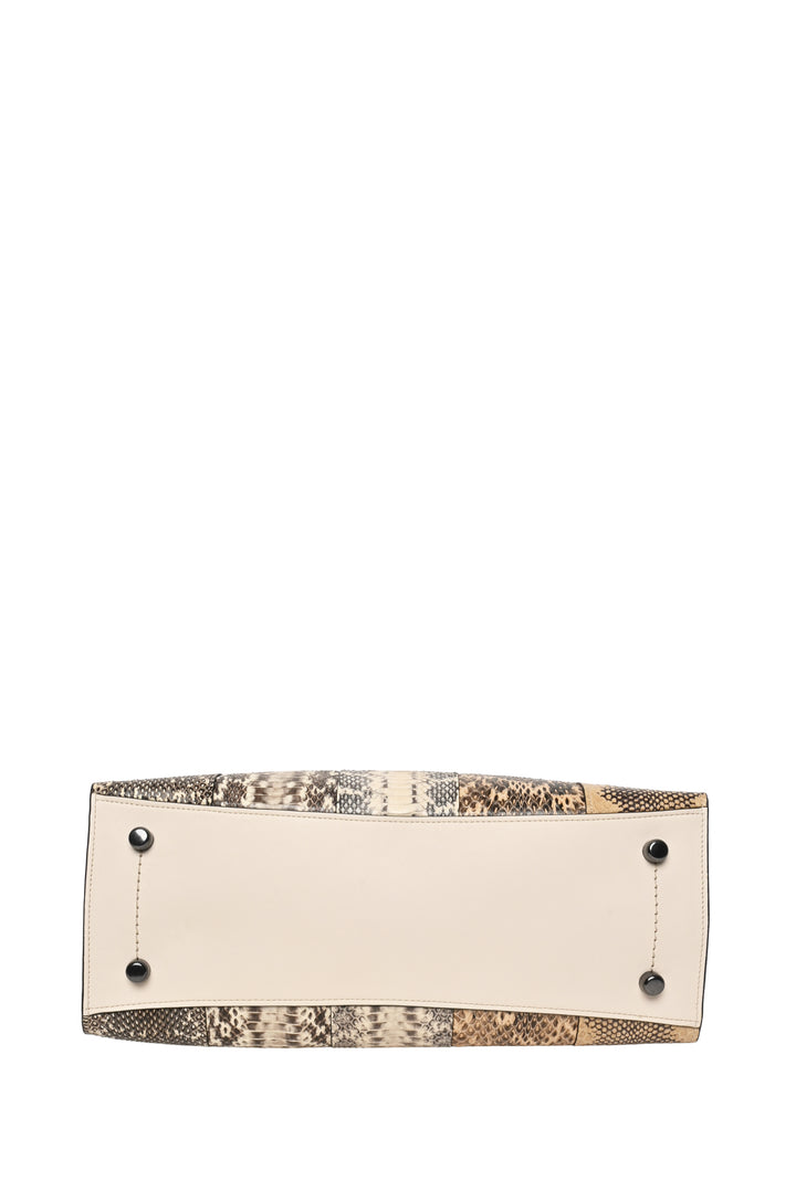 Coach Charlie Carryall Snakeskin Tote