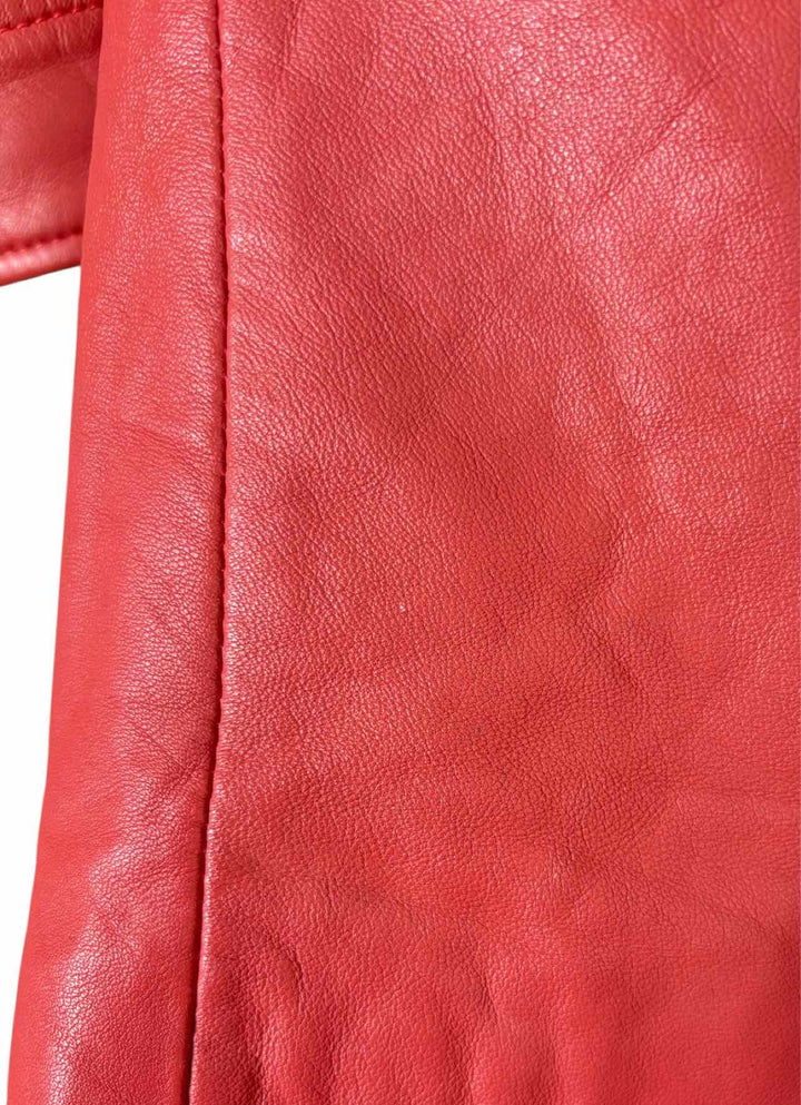 Deadwood Size 38 Leather Moto Jacket