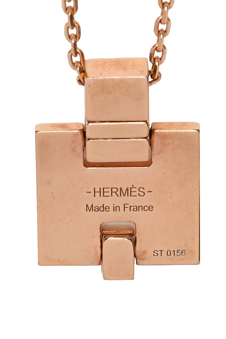 Hermes Eileen H Pendant Necklace