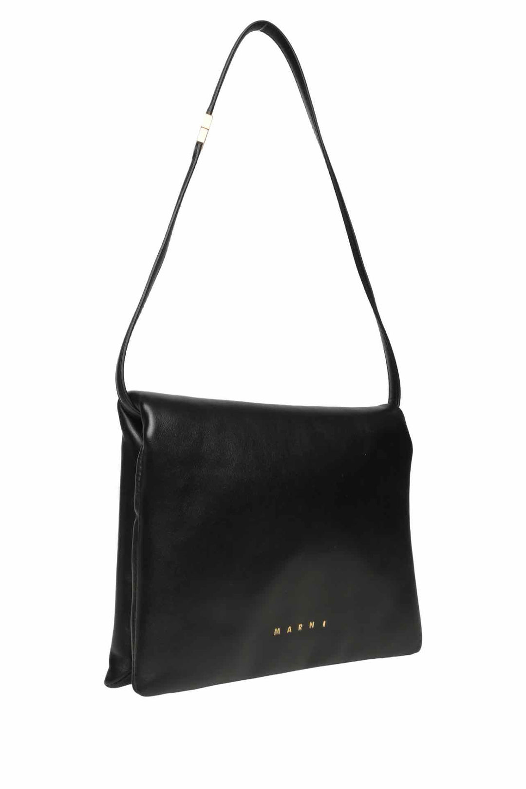 Marni Prisma Leather Clutch Shoulder Bag