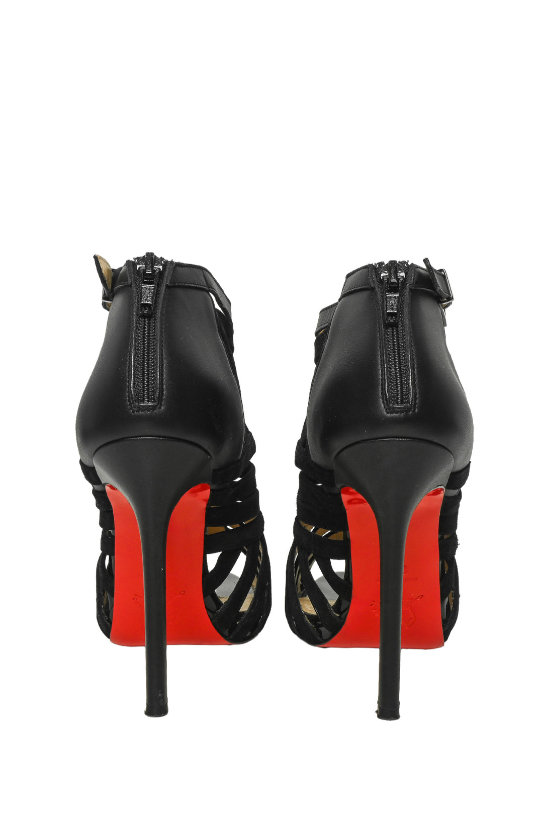 Christian Louboutin Size 38.5 Caged Karina Heeled Sandals