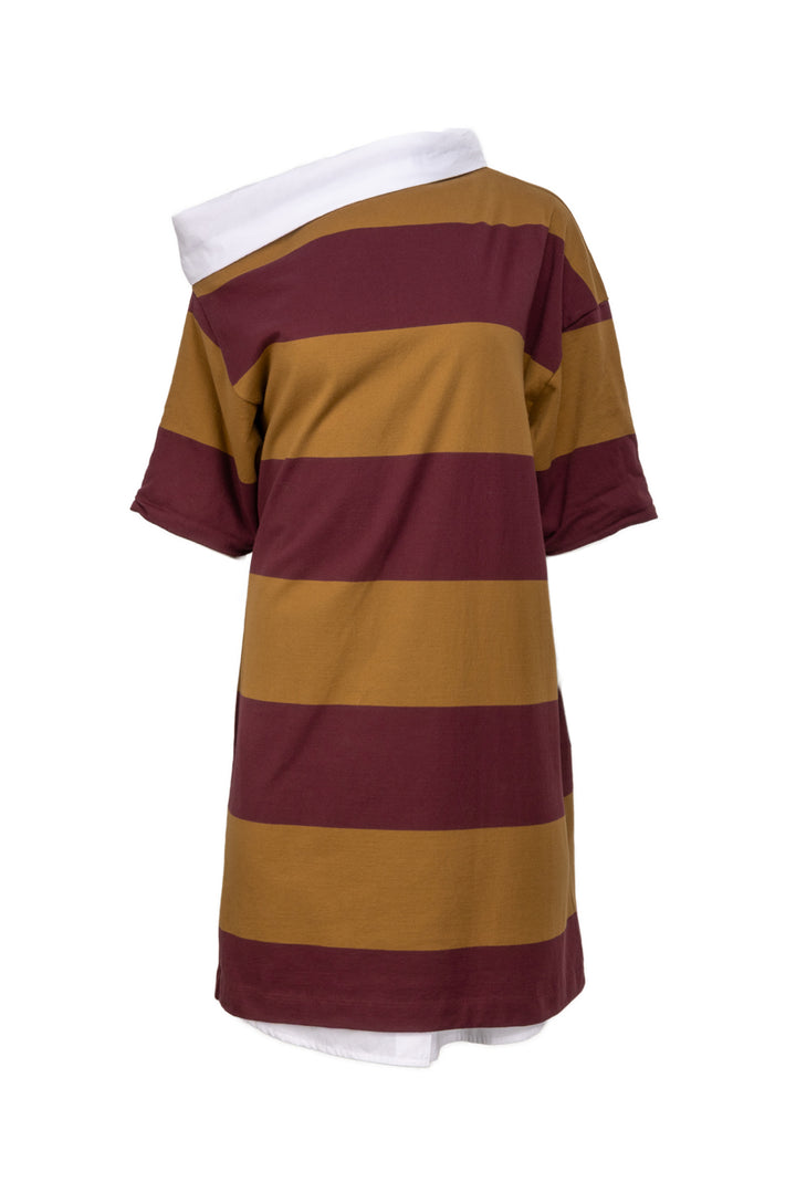 Dries Van Noten Size S Layered Rugby Dress