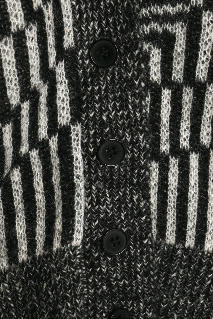 Eleven Six Size XS/S Striped Baby Alpaca-Blend Cardigan