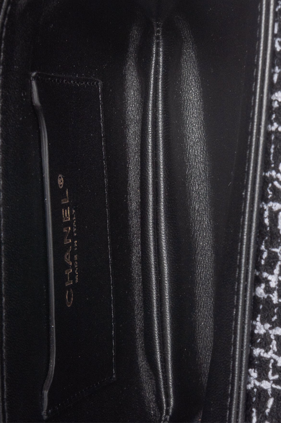 2023 Chanel Mini Tweed Top Handle Flap Bag - Luxury Used Designer