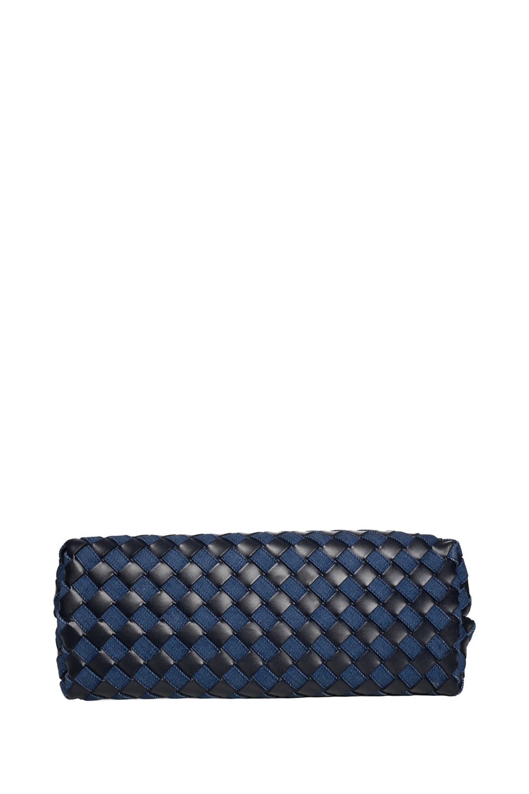 Bottega Veneta Intrecciato Denim & Nappa Medium Andiamo Shoulder Bag