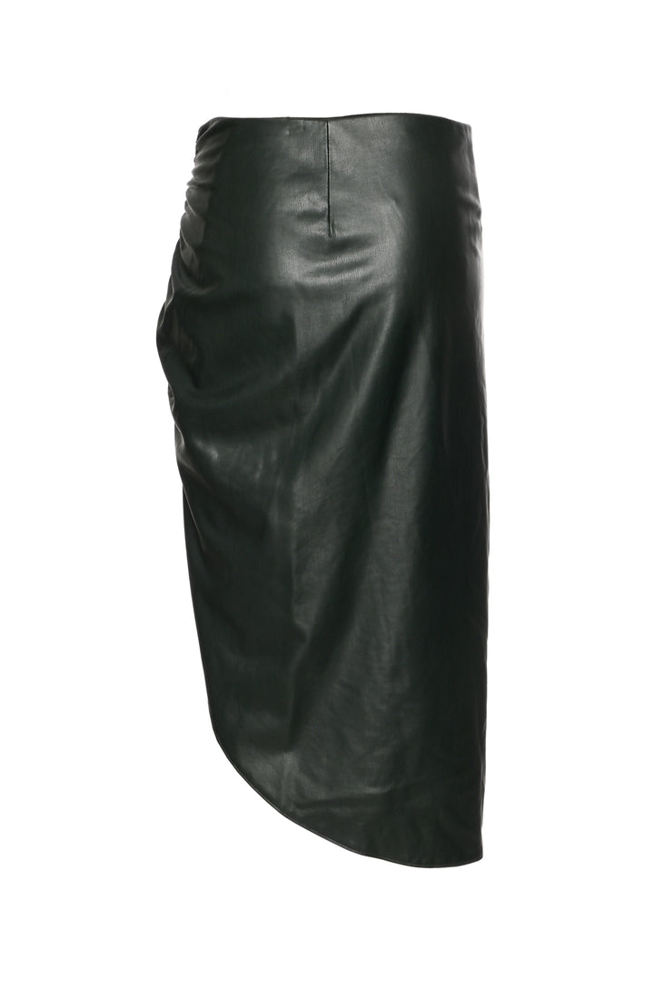 Veronica Beard Size 6 Faux Leather Midi Skirt