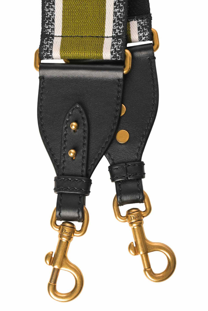 Christian Dior Logo Embroidered Shoulder Strap