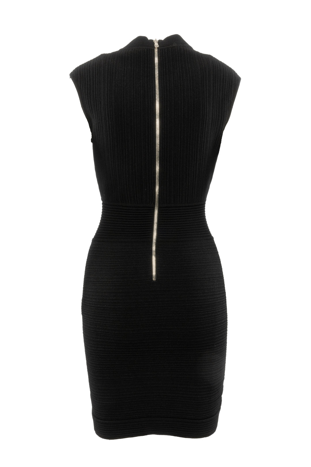 Balmain Size 42 Sleeveless Knit Dress