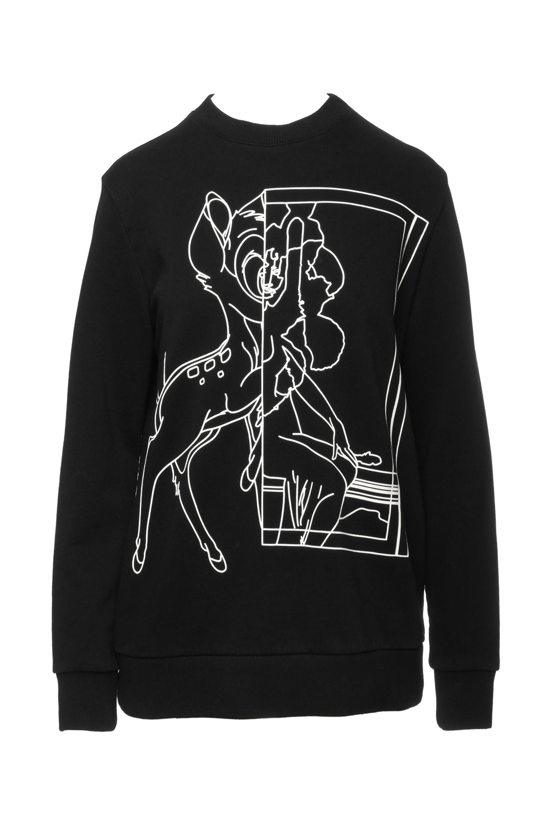 Givenchy Size XS Bambi Mirror Outline Sweatshirt
