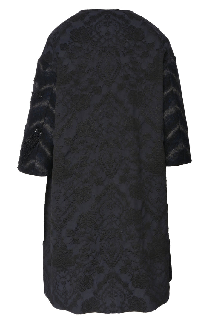 Antonio Marras Size 40 Short Sleeve Embroidered Coat