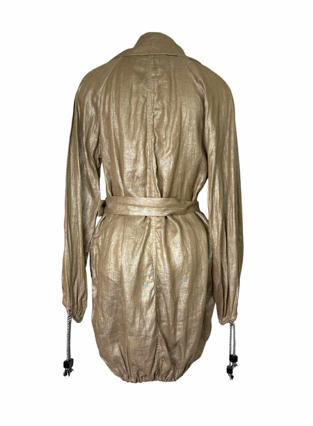 Stella Mccartney Gold Linen Size 38 Jacket