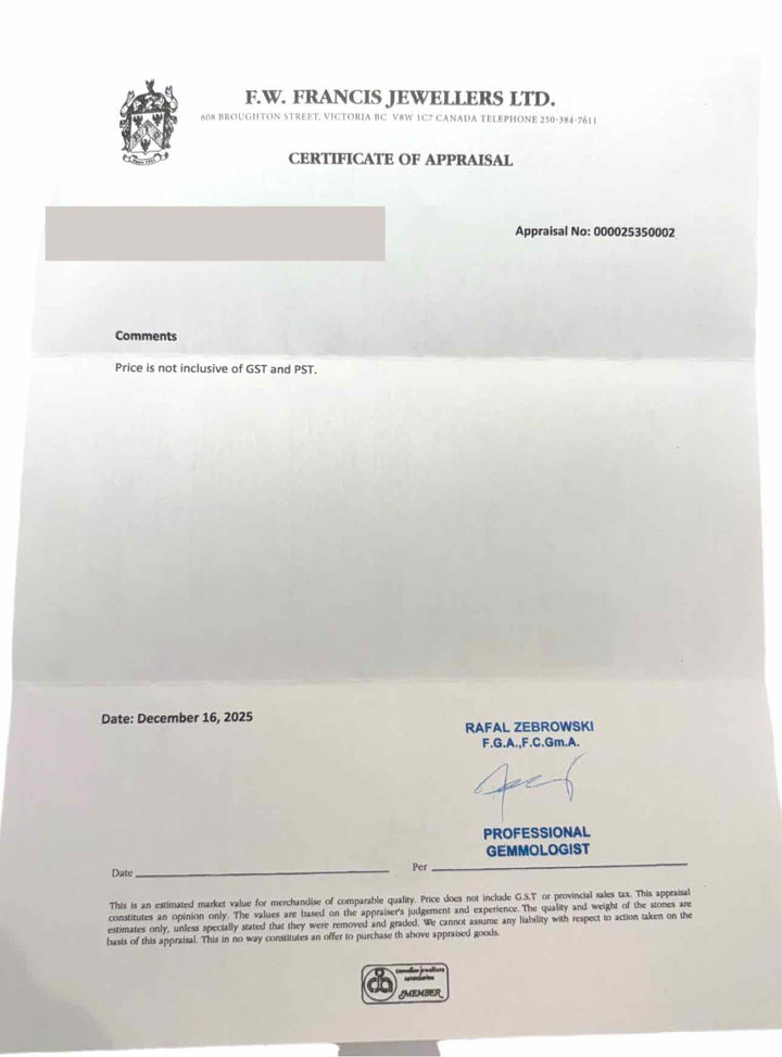 Size 5.5 Sapphire and Daiamond Ring