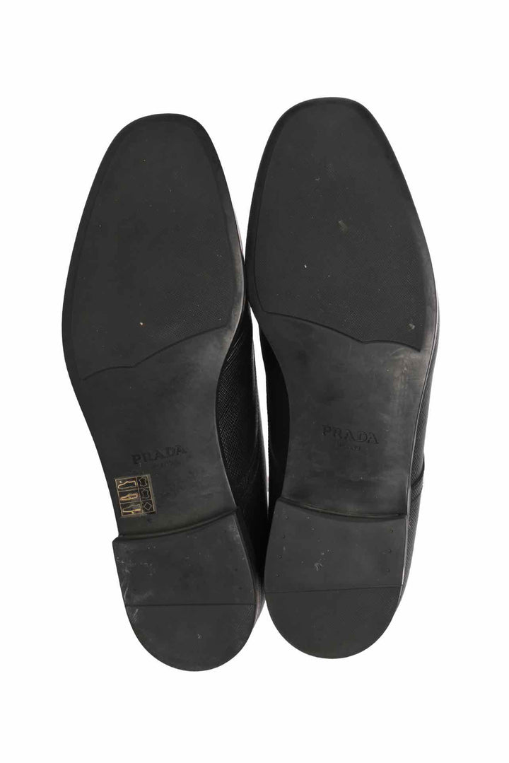 Mens Shoe Size 6 Prada Men's Saffiano Leather Lace-Up Oxford Shoes