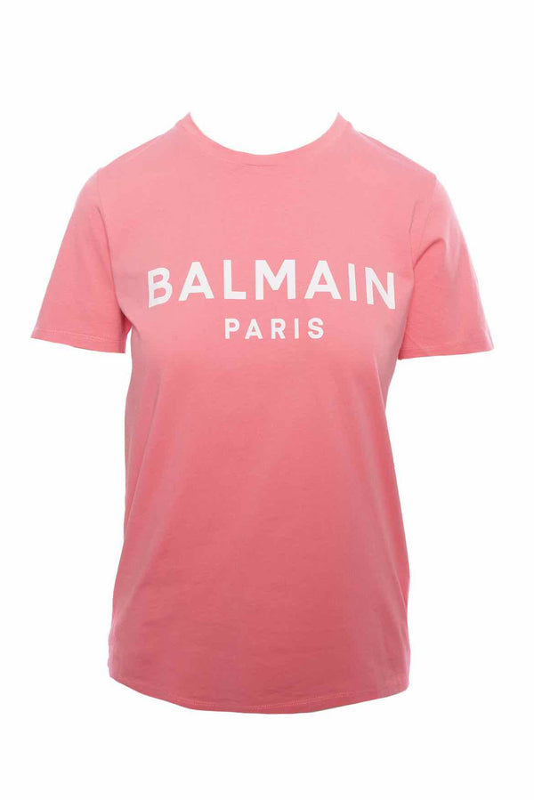 Balmain Size XS Logo Print T-shirt