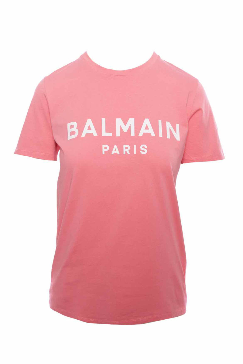 Balmain Size XS Logo Print T-shirt