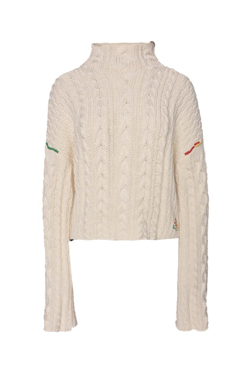 JW Anderson Size M Cableknit Turtleneck Sweater