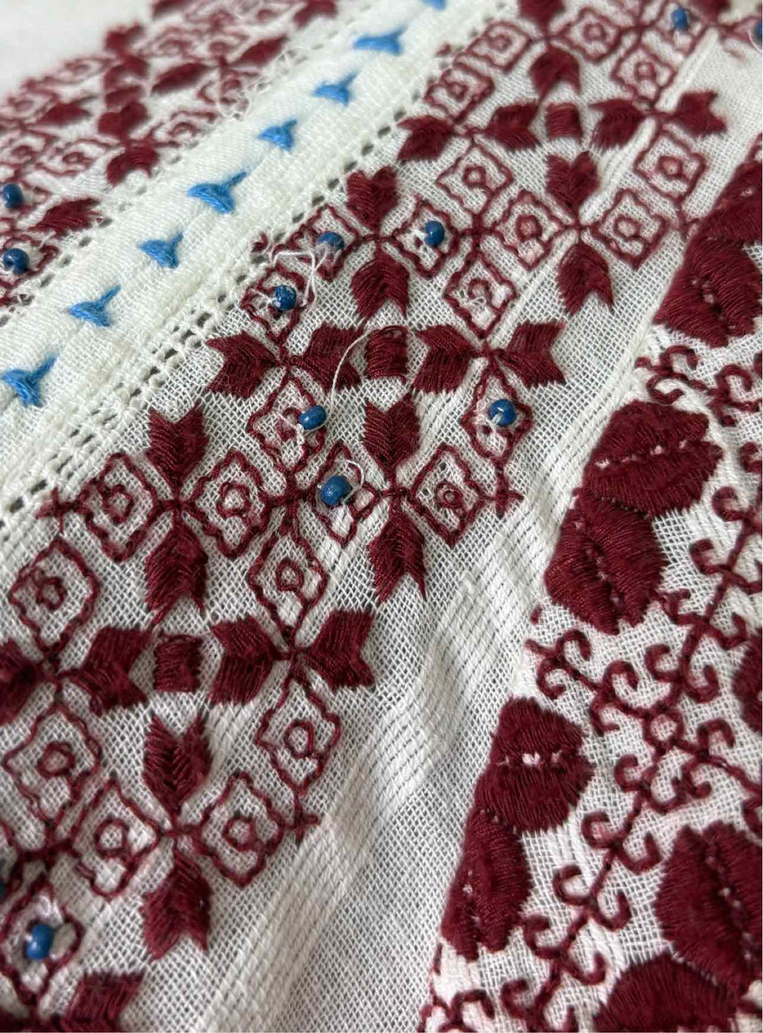 Ulla Johnson Size 4 Embroidered Cotton Dress