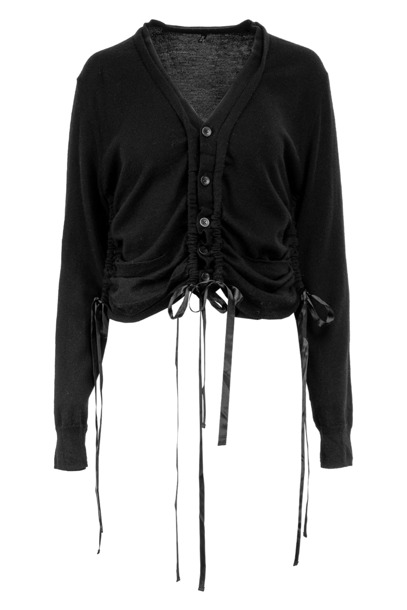 R13 Size S Shirred Cardigan