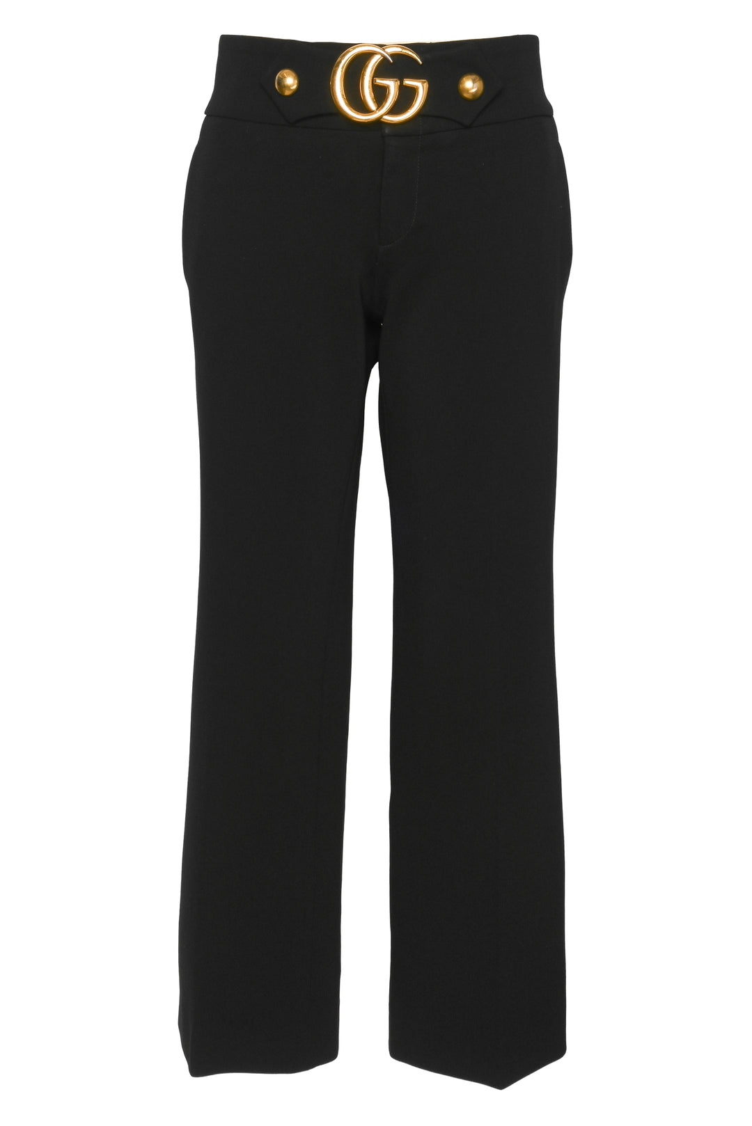 Gucci Size 8 GG Marmont Belt Trousers