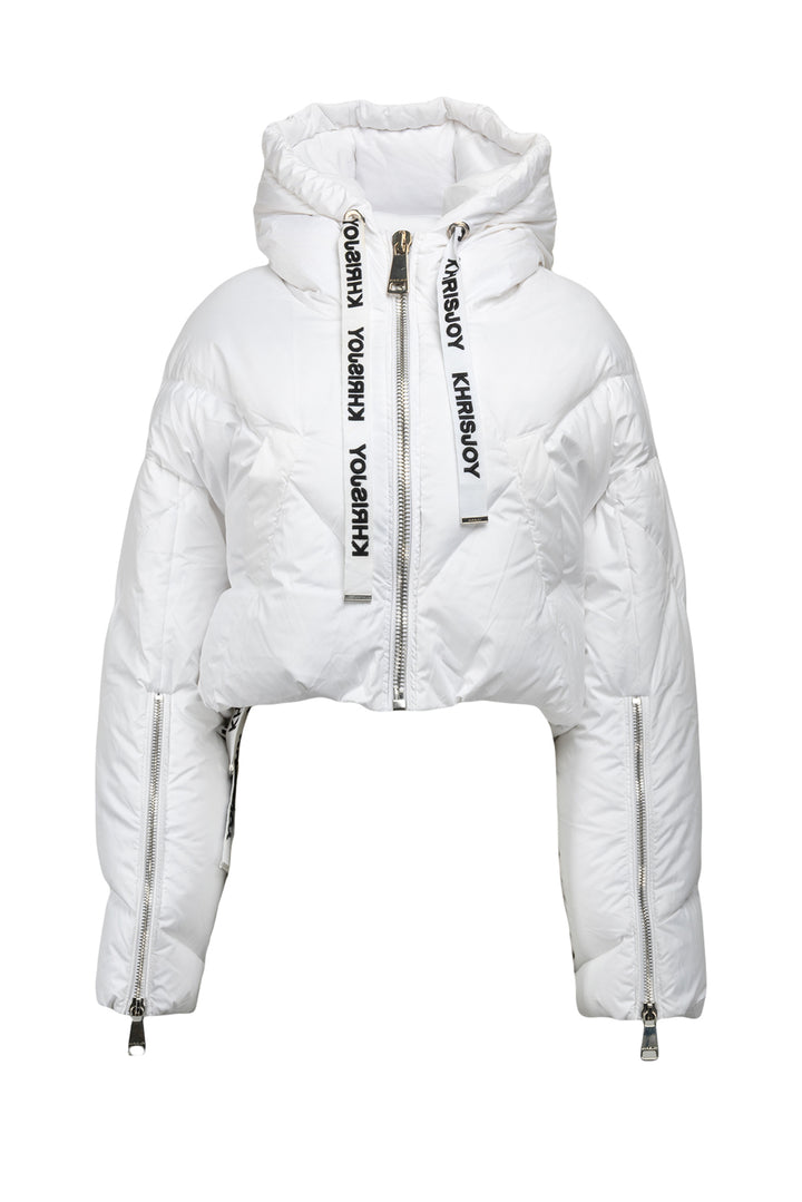 Khrisjoy Size 00 Cropped Puffer Jacket