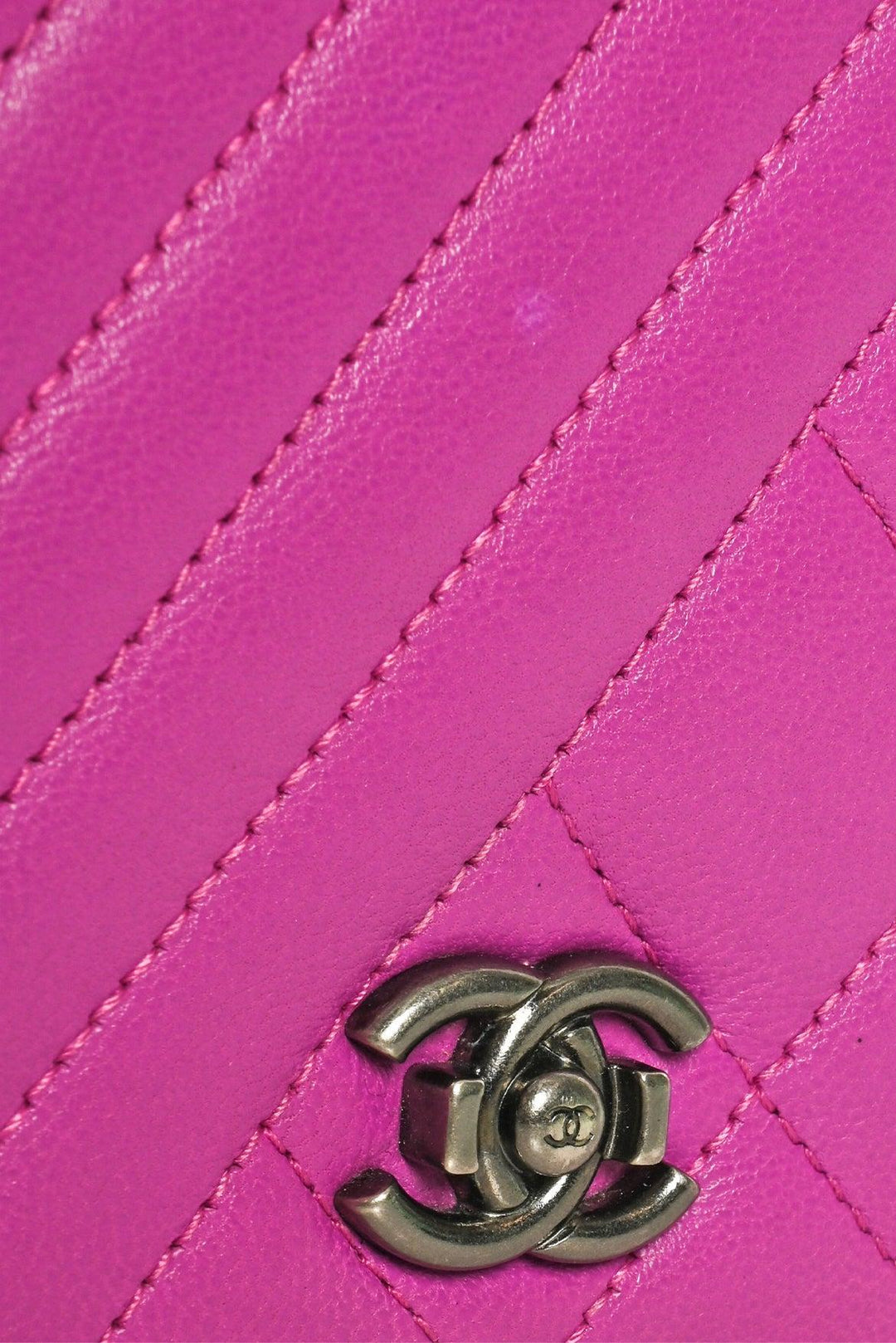 Chanel 2014-2015 Coco Boy Quilted Lambskin Wallet On Chain Crossbody