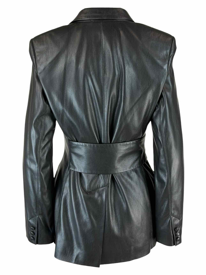 Nanushka Size S Vegan Leather Blazer