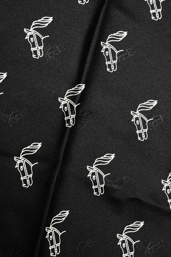 Hermes Size OS Medium Losange Silk Jacquard Scarf