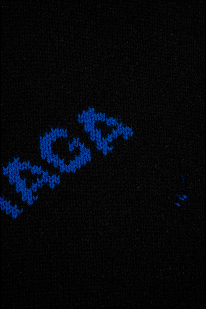 Balenciaga Size S Unisex 2018 All Over Logo Distressed Sweater