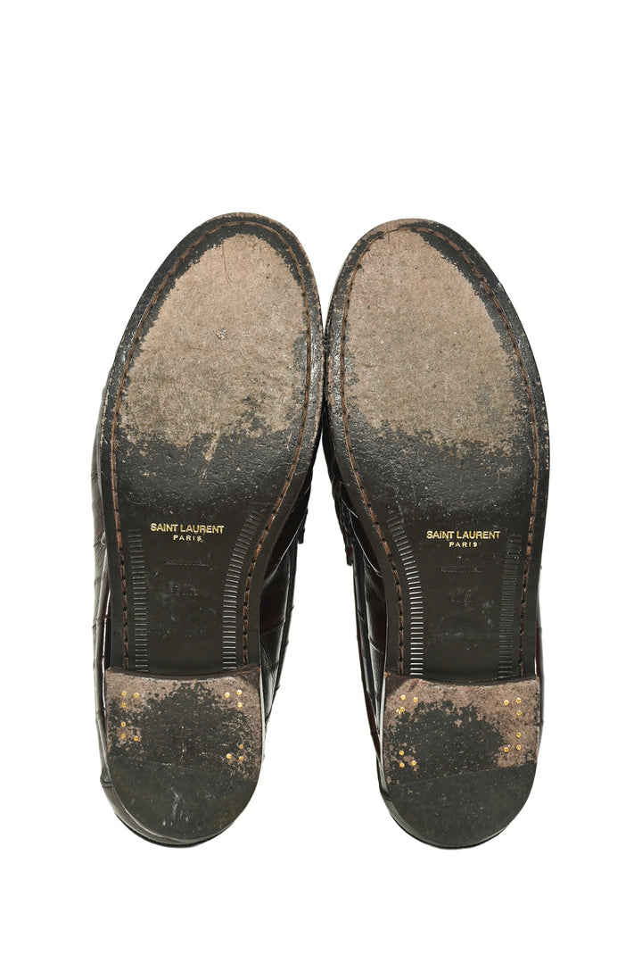 Saint Laurent Size 37.5 Le Loafer Supple Loafers