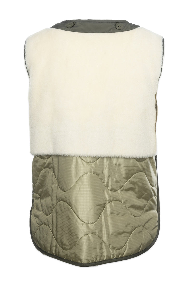 Marfa Stance Size XS Shearling Quilt Liner Vest