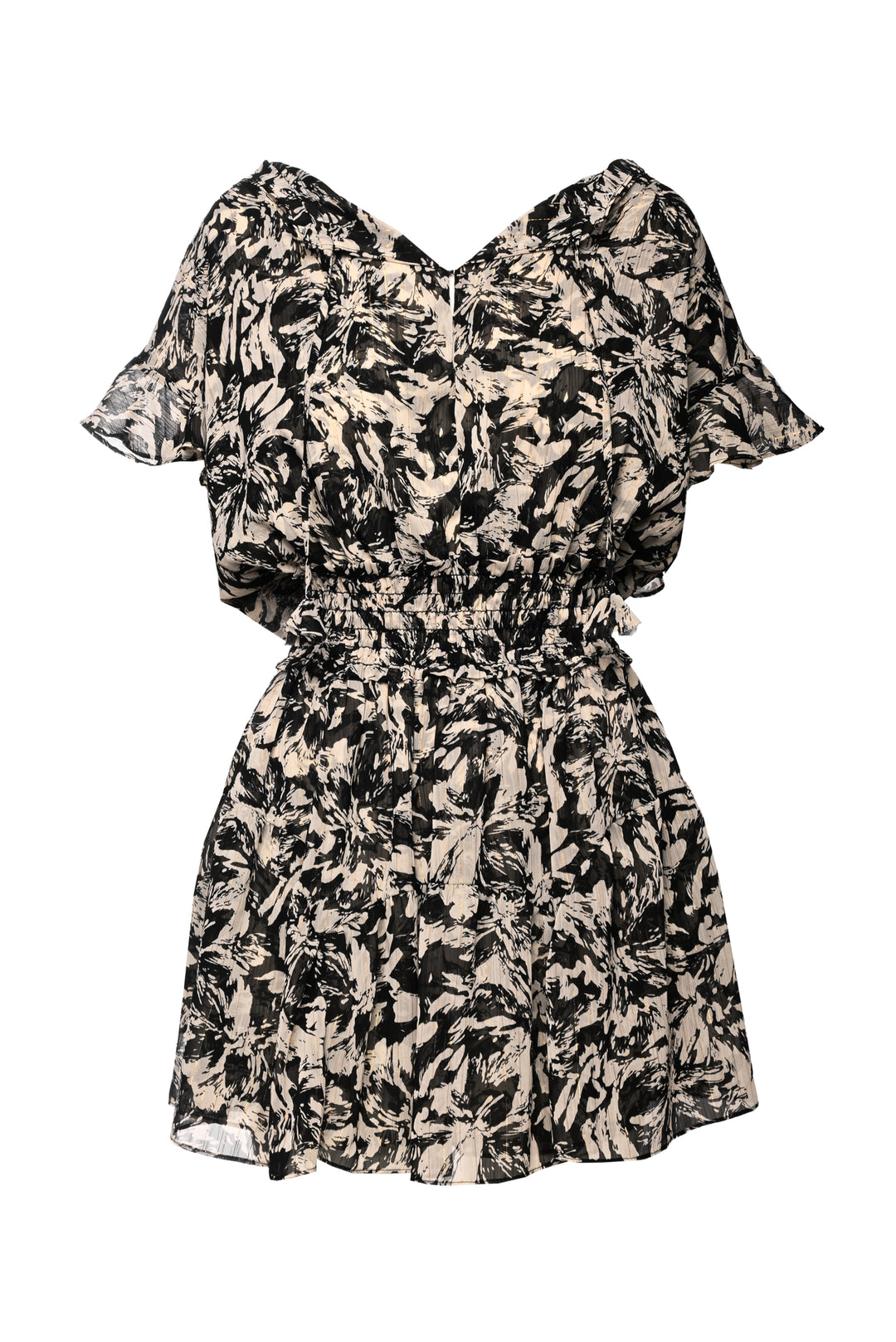 MISA Los Angeles Size M Metallic Pattern Mini Dress