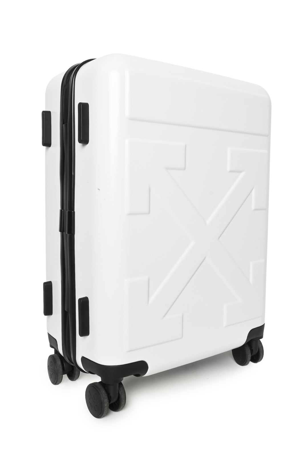 Off White Arrow Trolley Suitcase